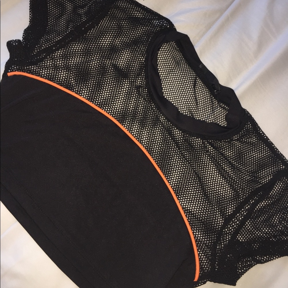 mesh crop top